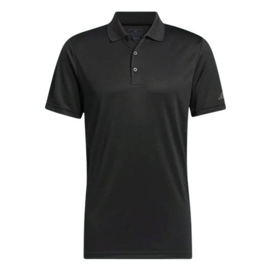 Adidas Mens Recycled Performance Polo Shirts Black